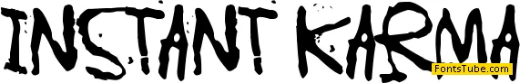 Instant Karma Font