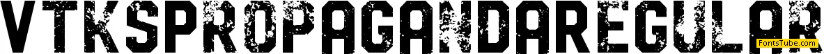 Vtks Propaganda Font