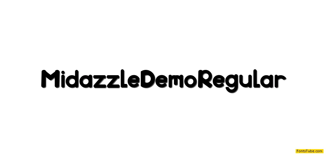 Midazzle Demo Font Family