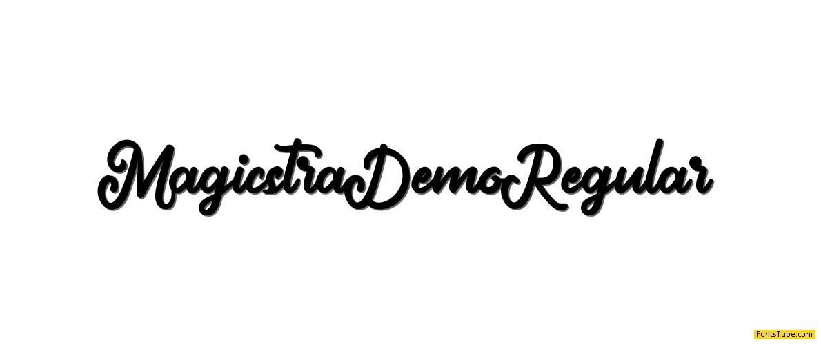 Magicstra Demo Font