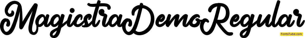 Magicstra Demo Font