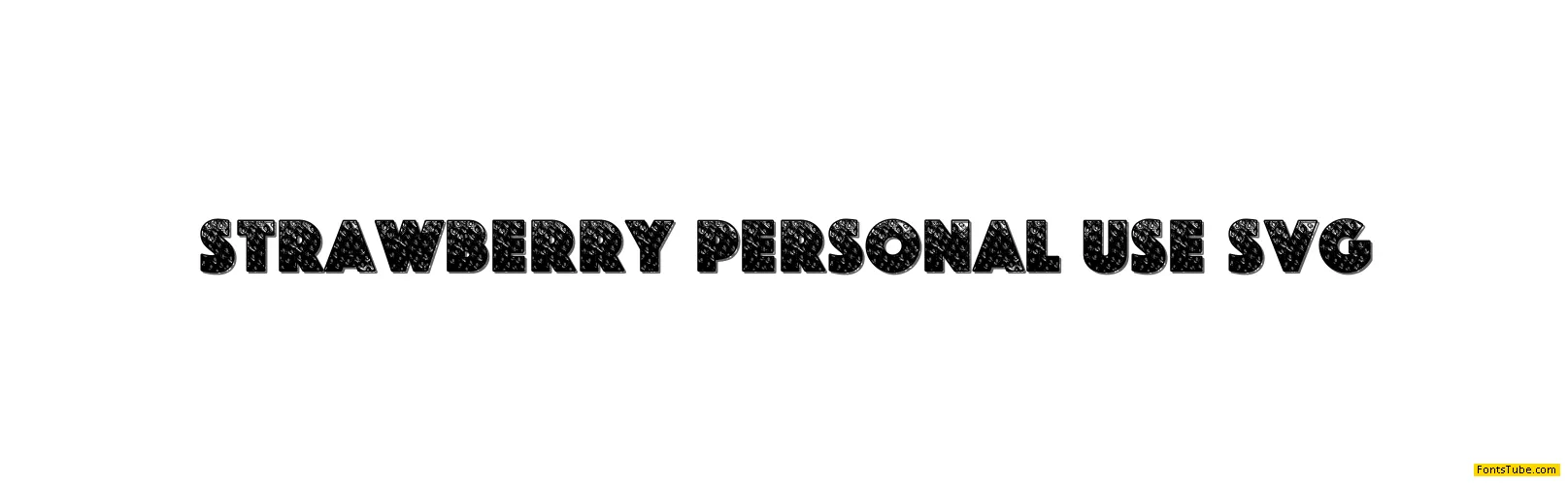 STRAWBERRY PERSONAL USE Font