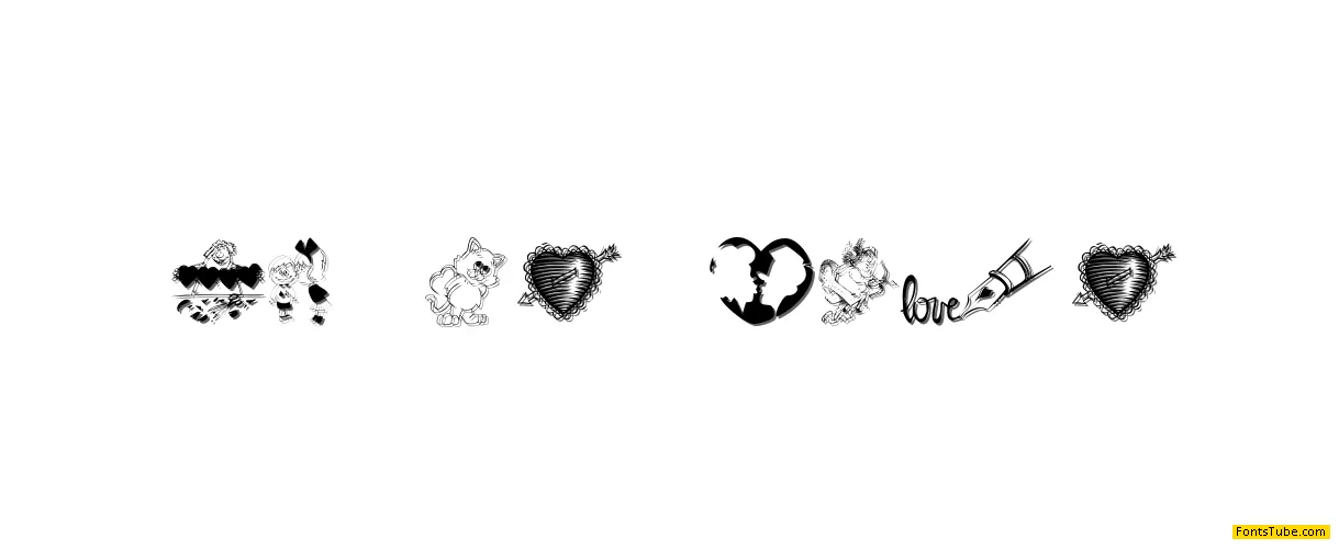 KR Be Mine Font