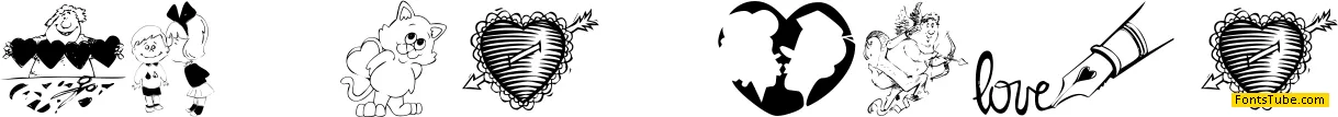 KR Be Mine Font