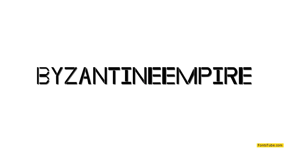 Byzantine Empire Font
