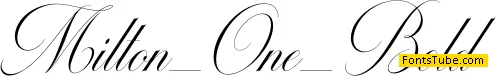 Milton One Font Family