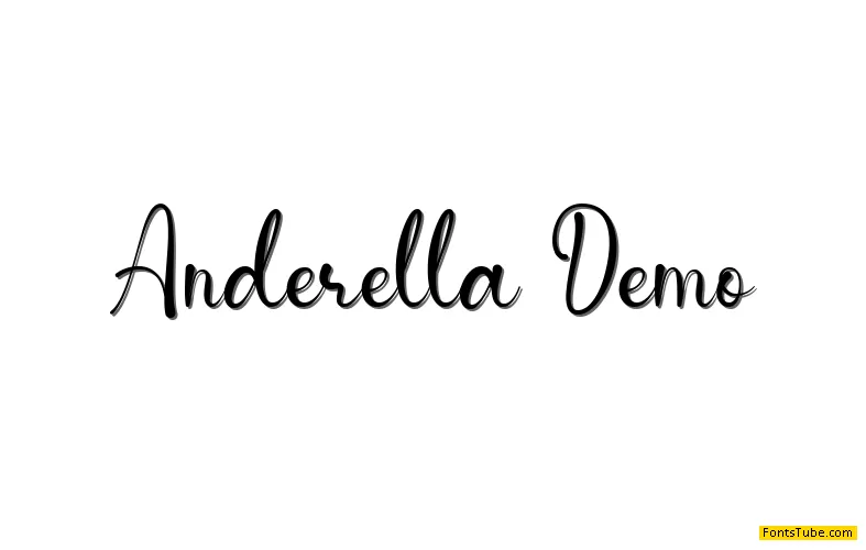 Anderella Demo Font