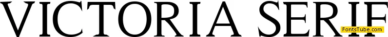 Victoria Serif Font