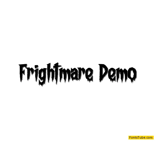Frightmare Font