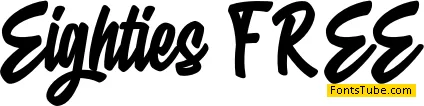 Eighties FREE Font