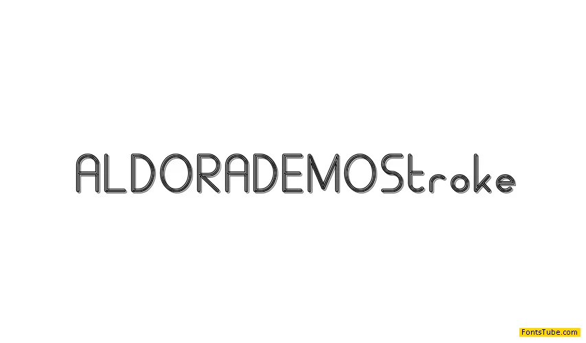 ALDORA DEMO Font Family