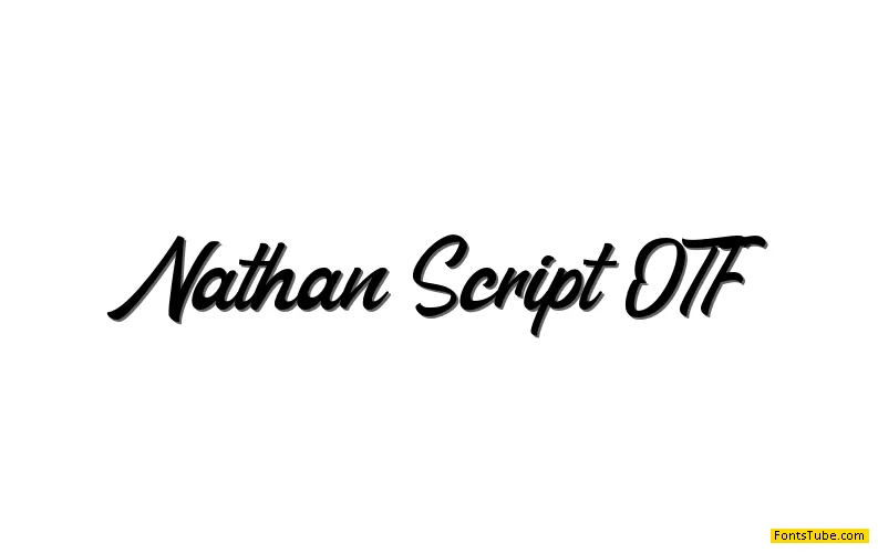 Nathan Script Font