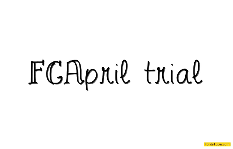 FG April Trial Font