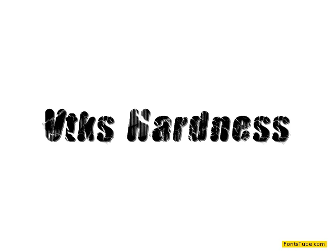 Vtks Hardness Font