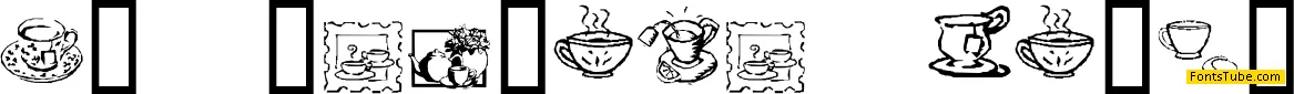 KR Teatime Dings Font