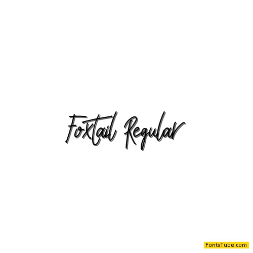 Foxtail Font