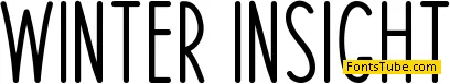 Winter Insight Font