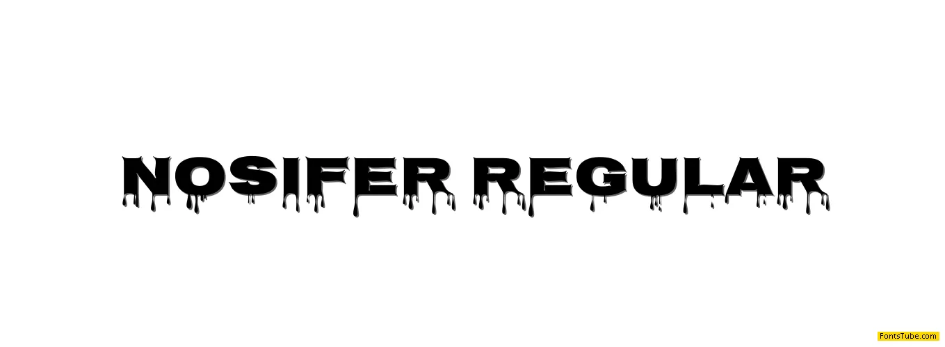 Nosifer Font