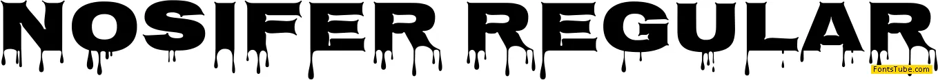 Nosifer Font