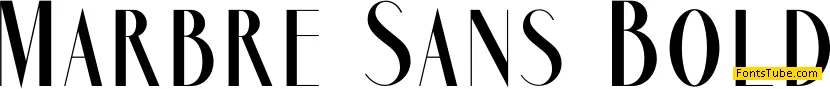 Marbre Sans Font Family