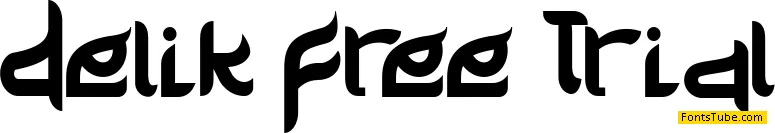 Delik Free Trial Font