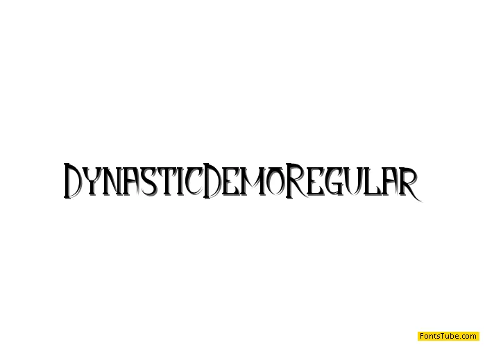 Dynastic Demo Font Family