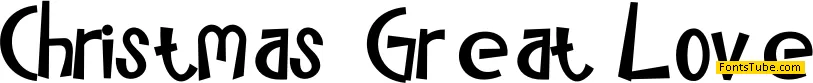 Christmas Great Love Font