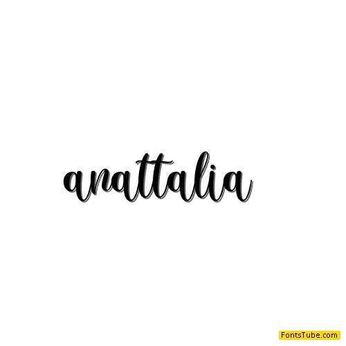 anattalia Personal Use Only Font