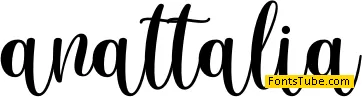anattalia Personal Use Only Font