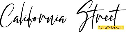California Street Font