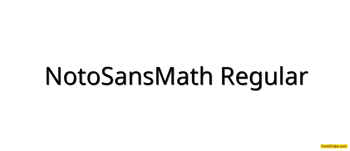 Noto Sans Math