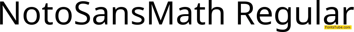 Noto Sans Math
