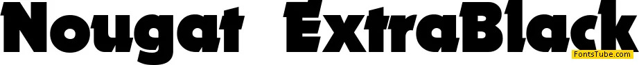Nougat Font