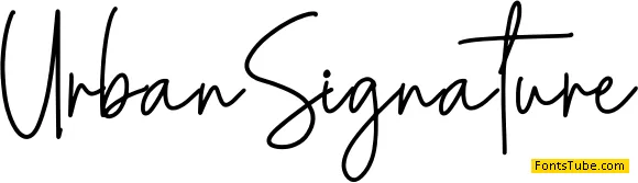 Urban Signature Font