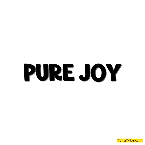 Pure Joy Font
