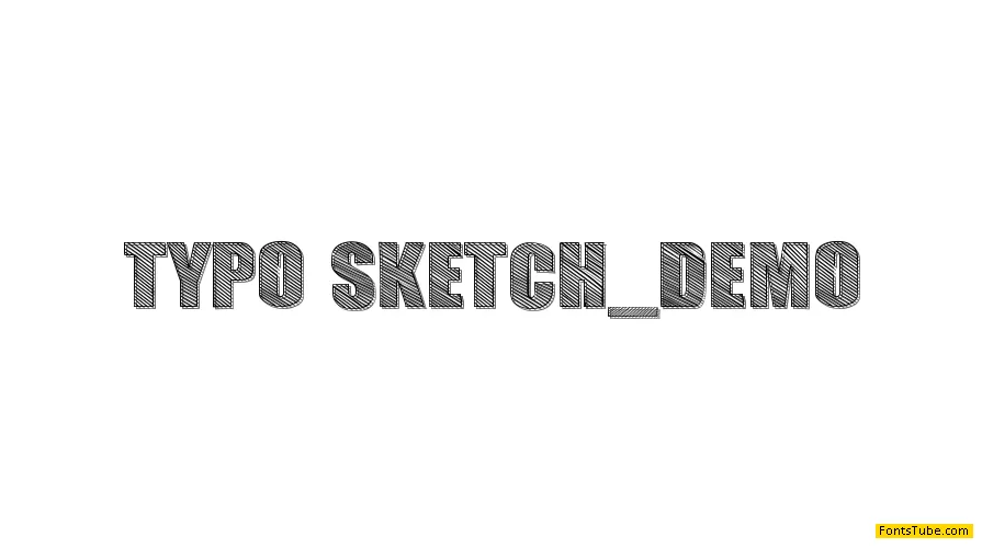 TYPO SKETCH DEMO Font