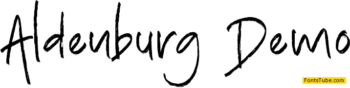 Aldenburg Demo Font