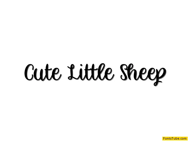 Cute Little Sheep Font