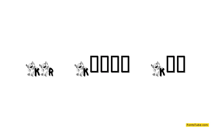 KR Krazy Kat Font