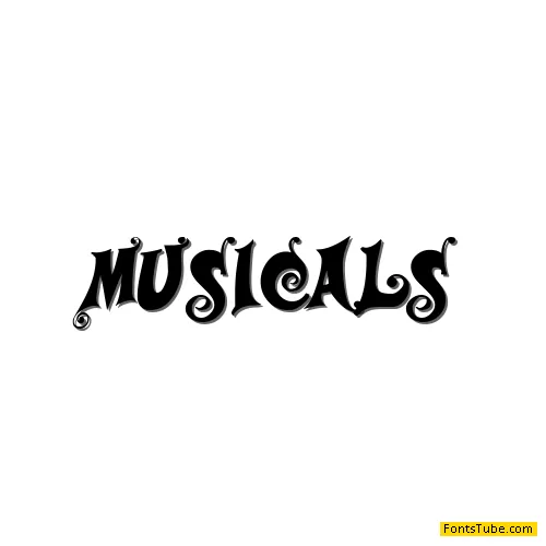 Musicals Font