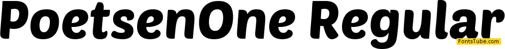 PoetsenOne Font