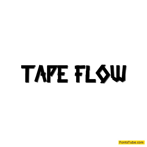 TapeFlow Font