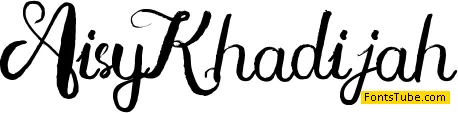 Aisy Khadijah Font Family