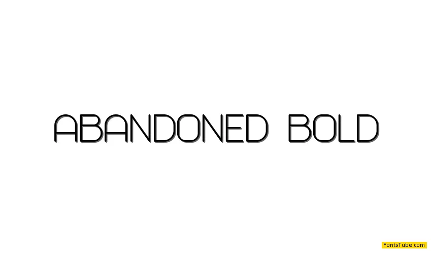 Abandoned Font Family