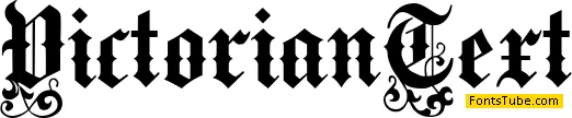 Victorian Text Font