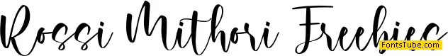 Rossi Mithori Font