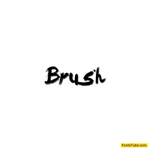 Brush Font