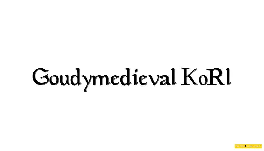Goudy Medieval