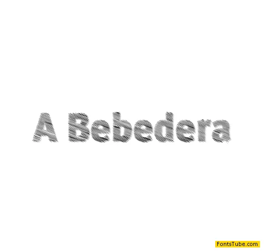 A Bebedera Font