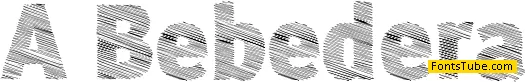 A Bebedera Font